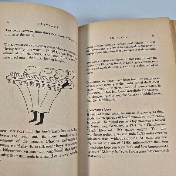 Triviata: A Compendium of Useless Information By Timothy T. Fullerton 1975 HC - Picture 8 of 10